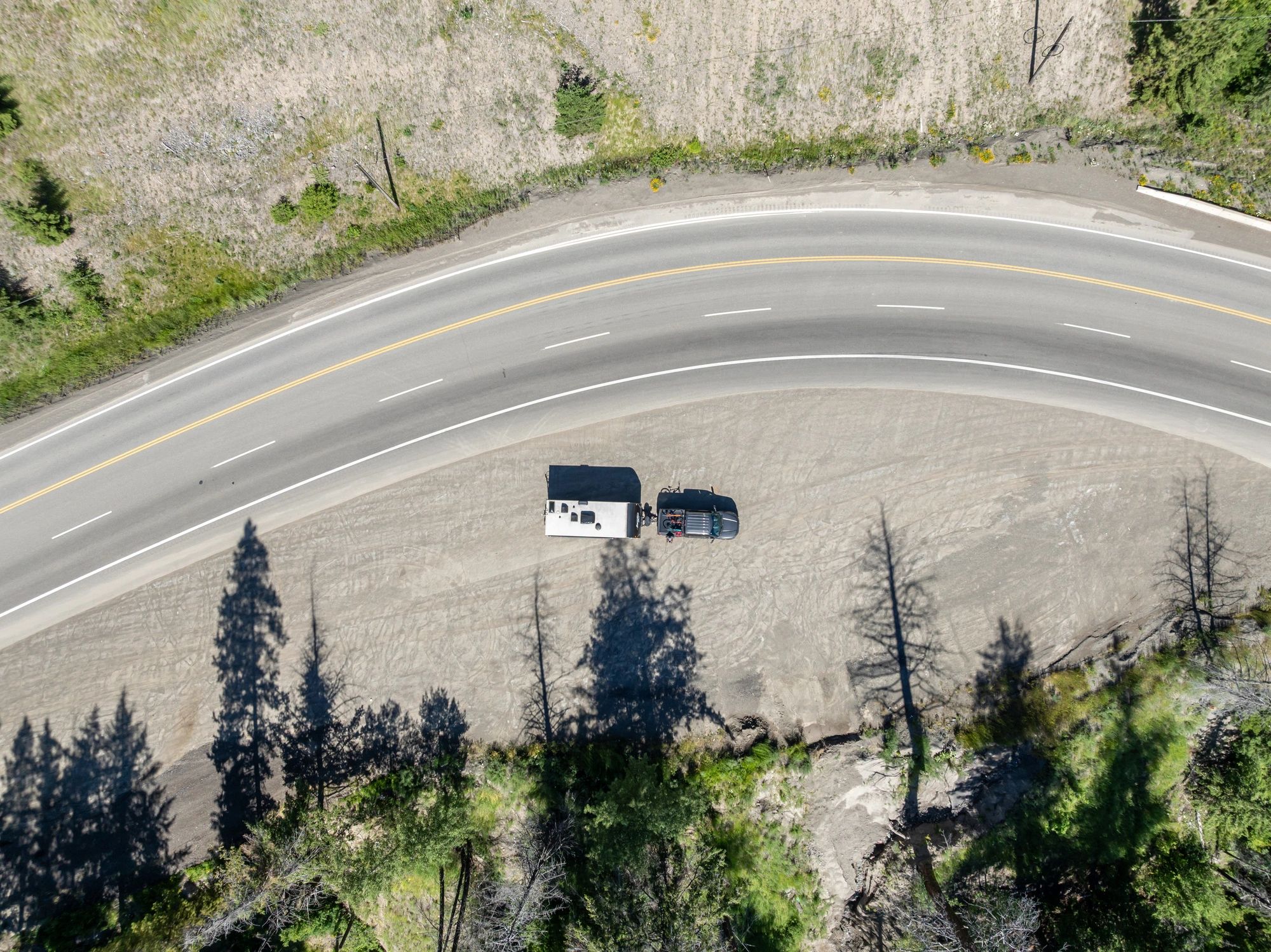 Scenic mountain road representing travel and website navigation